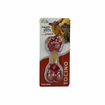 Fancy pet juguete perro dental hueso tocino fancy pets Pieza SKU FL8761