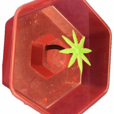 acualuz tortuguero hexagonal acrilico acualuz Pieza SKU 101421