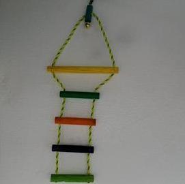 Piolin Juguete ave escalera lazo gde Piolin Pieza SKU 986