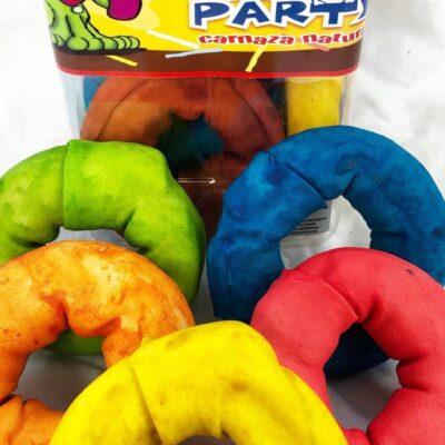 Pets party carnaza perro dona color/natural BOTE pets party Pieza SKU 439