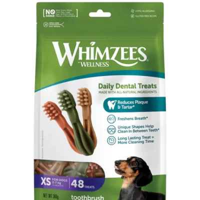 Whimzees carnaza perro cepillo dientes xs whimzees Pieza SKU WHZ341