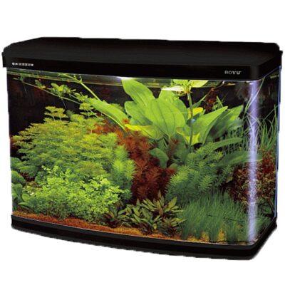 Boyu lh-810 negra 223 Lt. Pecera equipada SKU lh-810n