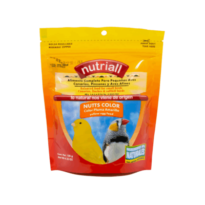 Nutriall Alimento ave color amarillo 120gr SKU m263