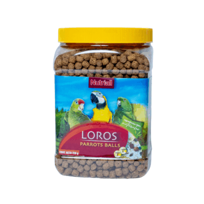 Nutriall Alimento ave parrot ball loros 720gr SKU MAR911