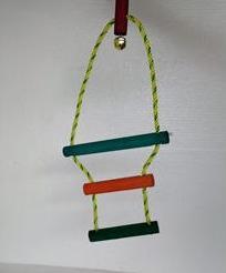 Piolin Juguete ave escalera lazo ch SKU 984