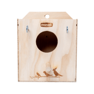 Marvell Nido ave casita madera agaporni SKU AV010