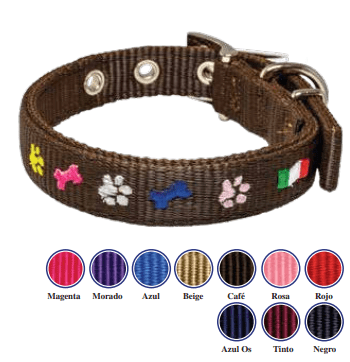 tibet collar perro nylon bordado 24pg** tibet SKU 3010800