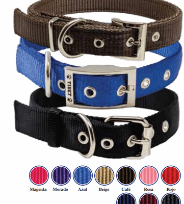tibet collar perro nylon doble  26 pulg  tibet SKU 3059100