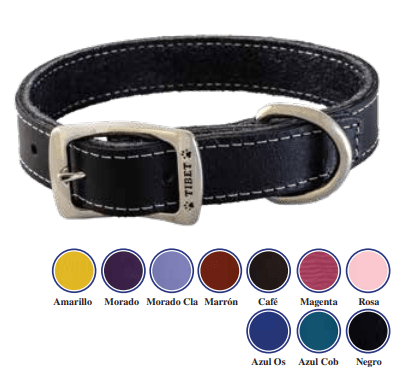 tibet Collar perro piel fantasia 24x1pg Tibet SKU 3062200