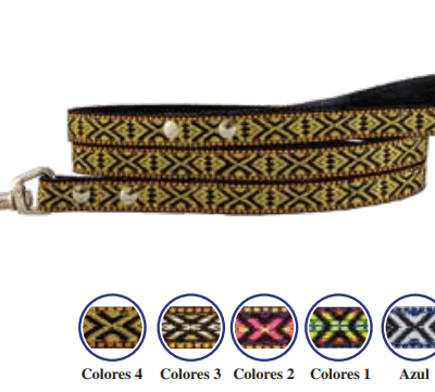 tibet Correa perro piel cinta bordada 1.20mx12mm Tibet SKU 3027000