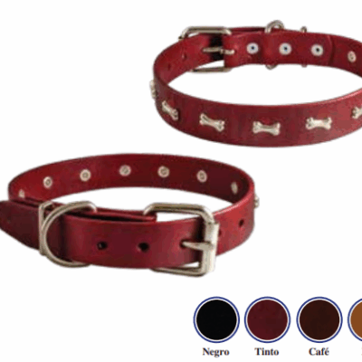tibet collar perro clasico huesitos/huellas 28 pg tibet SKU 3041900