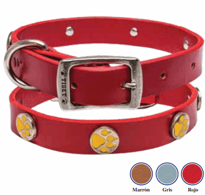 tibet collar perro flores huella 24 x 1 pg tibet SKU 3058700