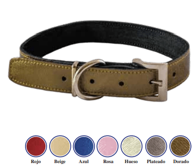 tibet Collar perro piel/sin. metalico 22x1pg Tibet SKU 3073700