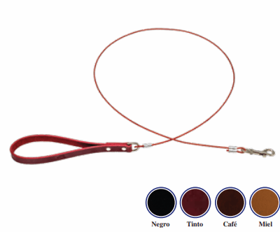 tibet Correa perro cable acero 015 1.2m x1.5mm Tibet SKU 3082400