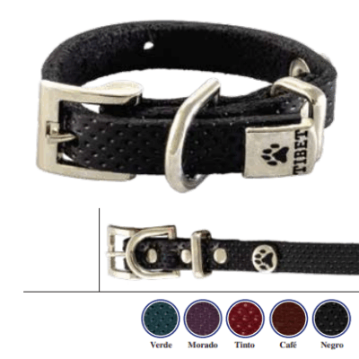 tibet Collar perro piel punteada 10 10x1/2pg Tibet SKU 3094400