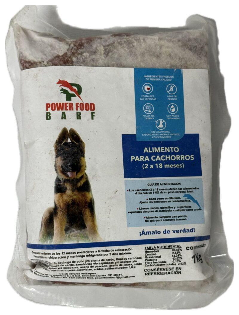 power food (dieta barf) Alimento perro cachorro 500gr barf power food SKU 910015
