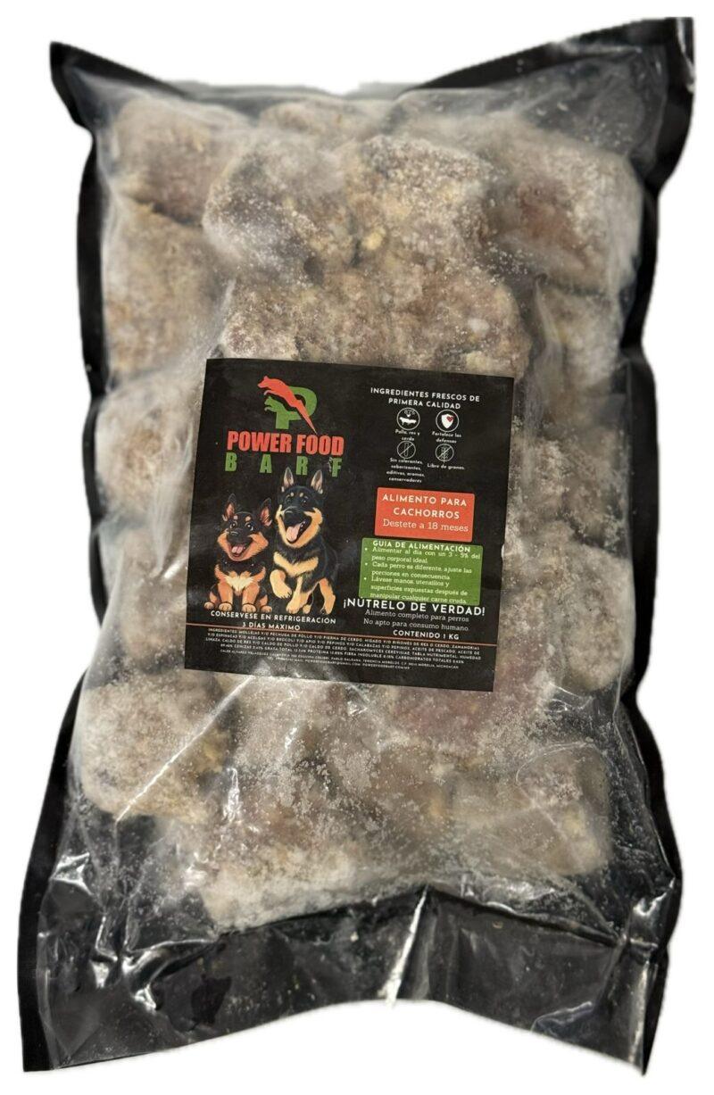 power food (dieta barf) Alimento perro cachorro cubos 1 kg barf power food SKU 910021