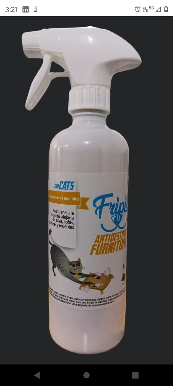 Fripis Repelente gato antidestructor de muebles 500ml fripis SKU 101771