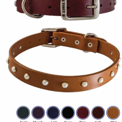 tibet Collar Perro Piel c/ joyas 18 pg Tibet SKU 3083700
