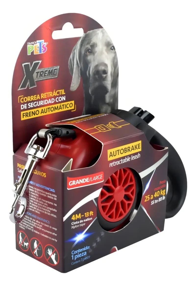 fancy pet correa perro rectractilgde c/autobrake xtrem fancy pet SKU FL9043