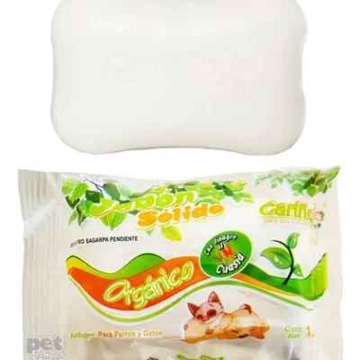 Shampoo perro jabon solido organico 100g Cariño SKU ca575