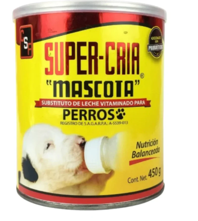 Covegusa* Farm. perro leche vitaminado super-cria 450grs Covegusa SKU co019