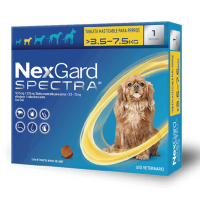 Covegusa* farm. perro antipulgas nexgard spectra 3.6-7.5kg Covegusa SKU cv0966