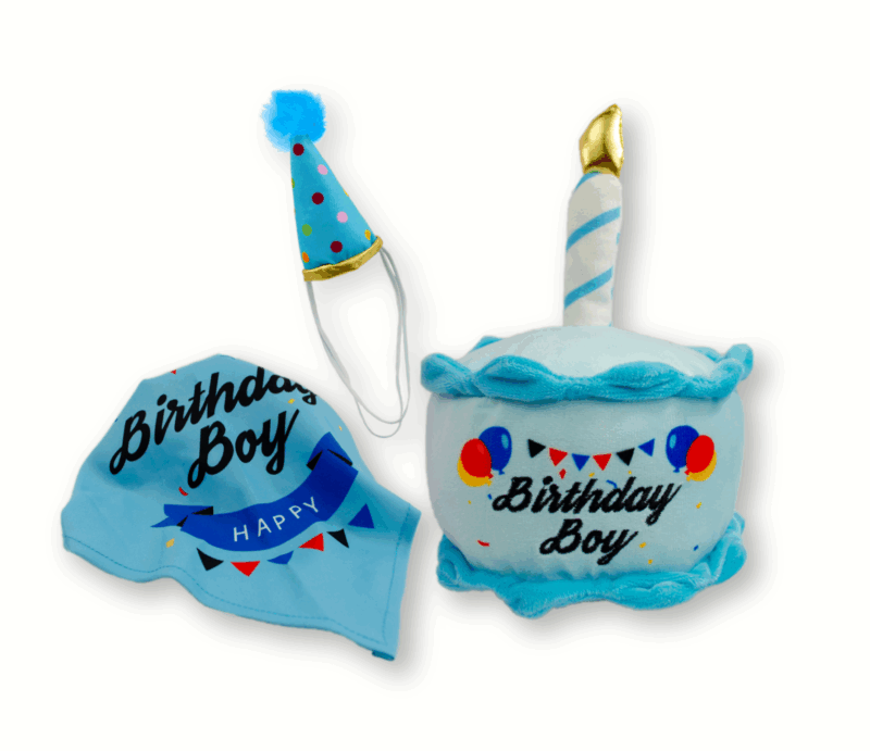 Sharpaw disfras perro set happy birth azul sharpaw SKU sp-3491
