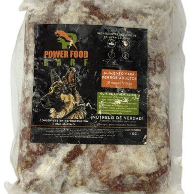 power food (dieta barf) Alimento perro adulto cubos 1kg barf power food SKU 910017