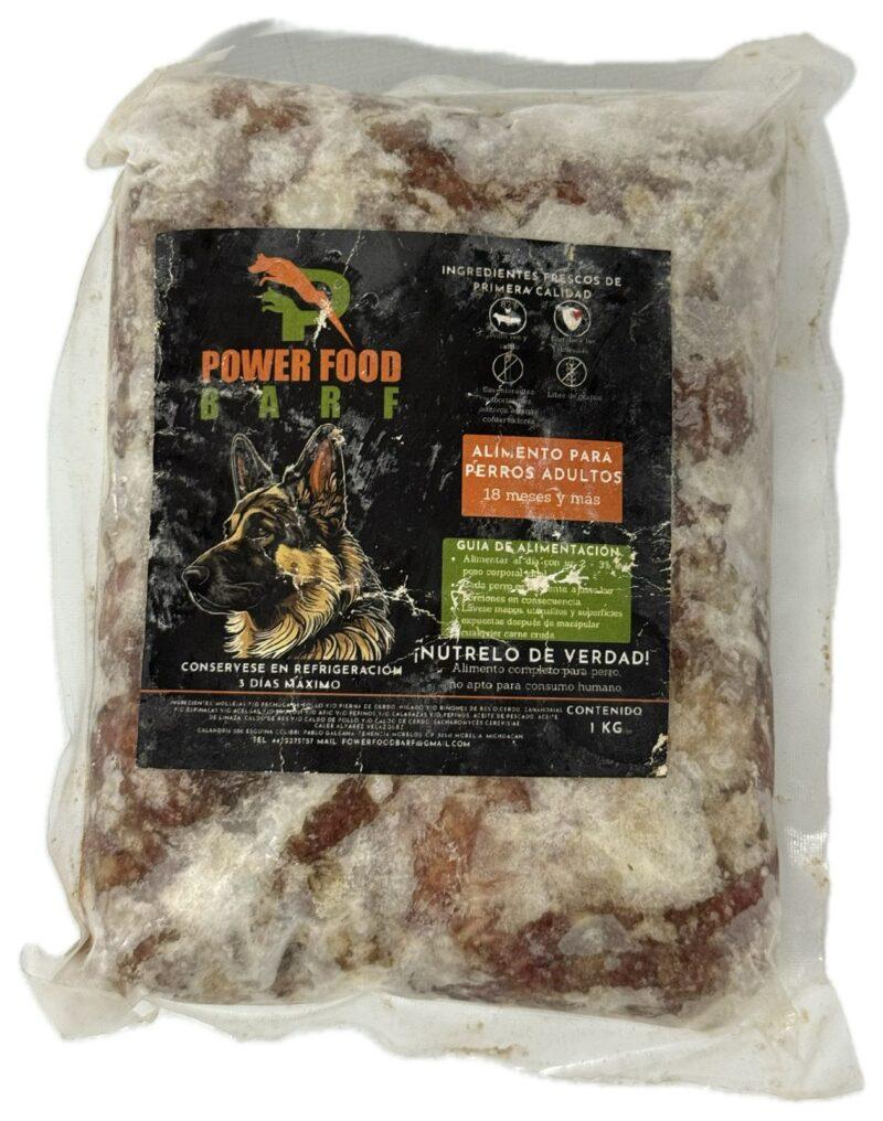 power food (dieta barf) Alimento perro adulto cubos 1kg barf power food SKU 910017
