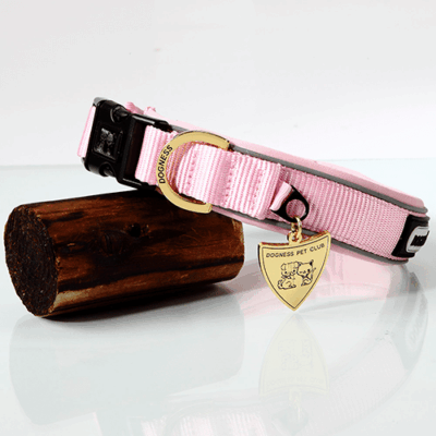 Dogness Collar perro clasico reflectivo rosa XS dogness SKU DG011