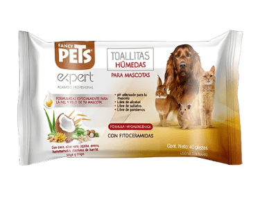 fancy pet Farm. perro toallitas humedas expert 40pz fancy pets SKU fl4137
