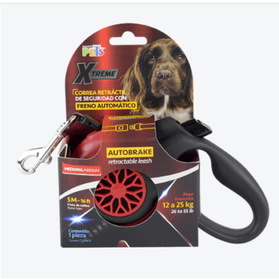 fancy pet correa perro rectractil med c/autobrake xtrem fancy pets SKU fl9042