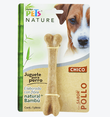 fancy pet Juguete perro bambu hueso chico sabor pollo Fancy pets SKU fl9309