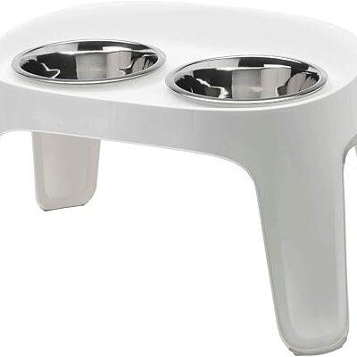 Moderna products Plato perro skybar mediano blanco moderna SKU mo01728