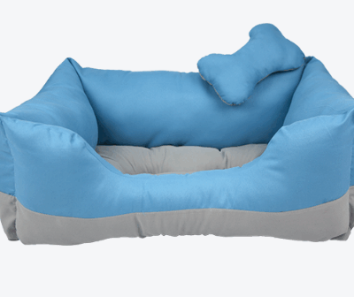 fancy pet cama perro  biclor azul grande fancy pets SKU tx10471